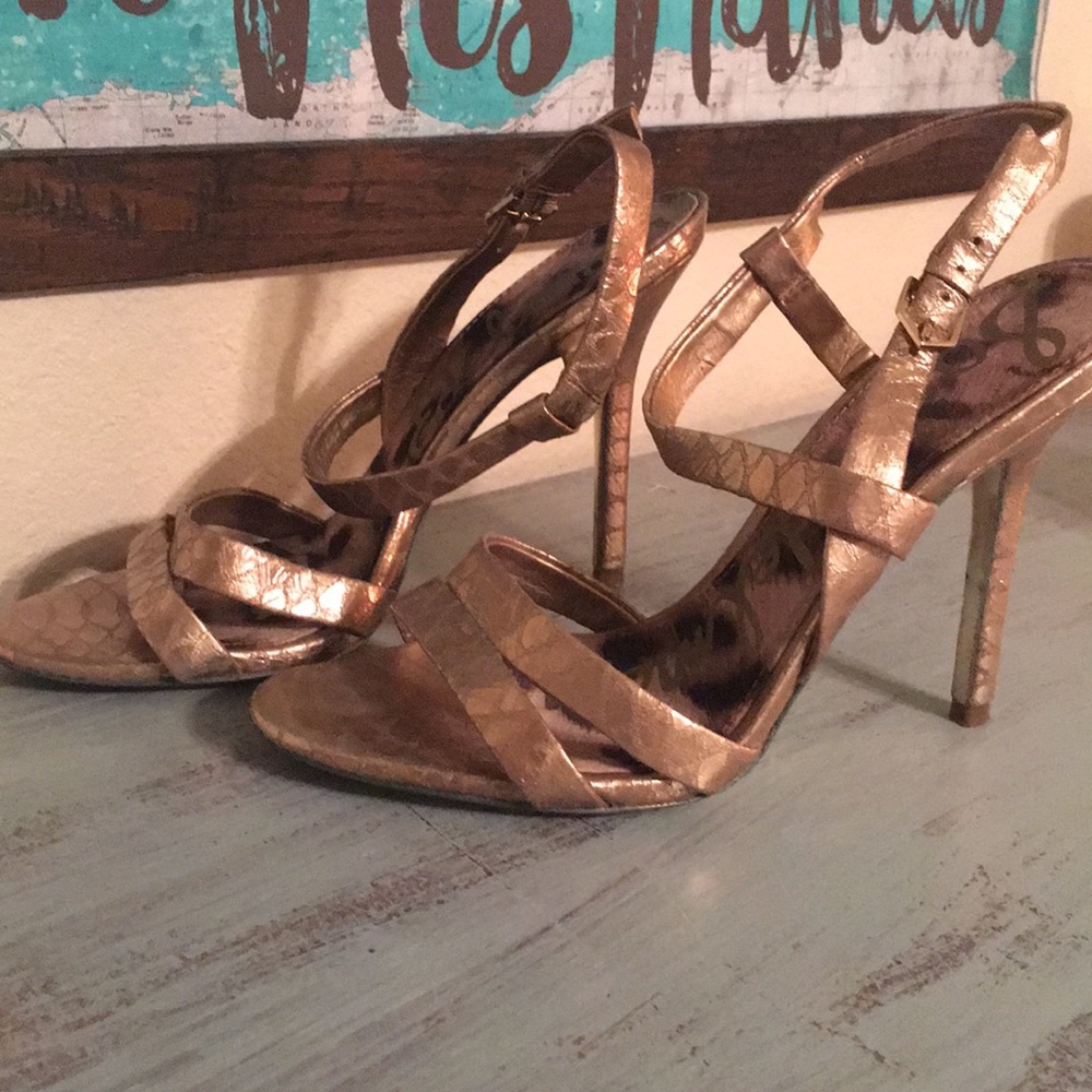 Sam Edelman Gold Heels